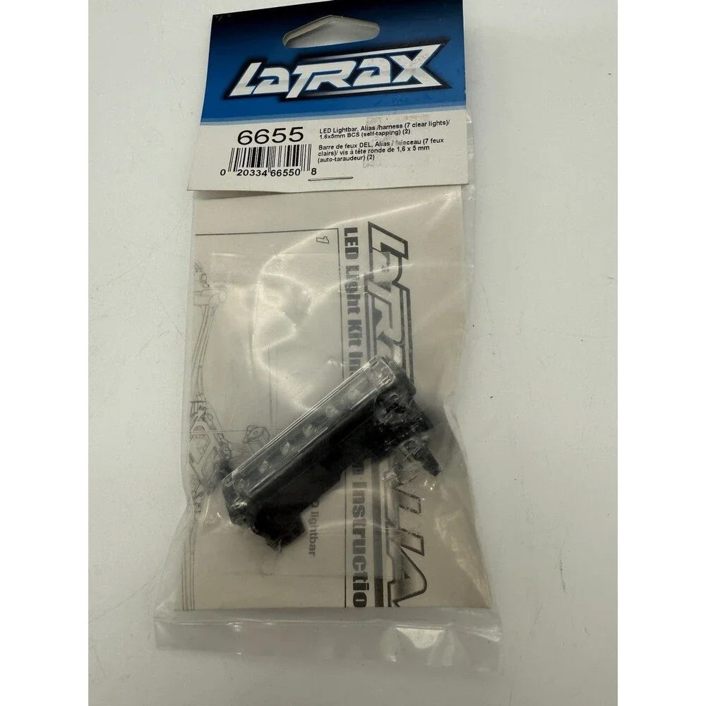 Traxxas Alias Led Light Bar 6655 Harness 7 Clear Lights 1.6x5mm BCS Self Tapping